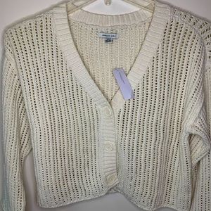 American Eagle New Button Down women’s Cardigan cream small
